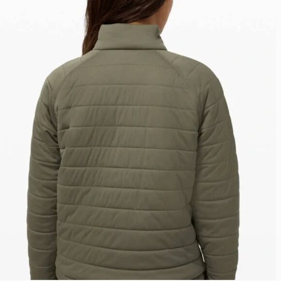 Lululemon dynamic movement 1/2 zip Green Fall School Football - Picture 2 of 14